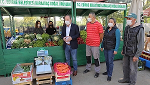 KARAAĞAÇLI ÜRETİCİLERE BELEDİYEDEN TEK TİP TEZGAH