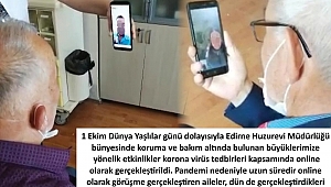 ONLİNE GÖRÜŞMEDE DUYGULU DOLU ANLAR 