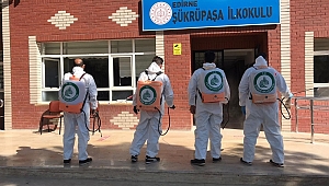 SERVİSLER DENETLENDİ, OKULLAR DEZENFEKTE EDİLDİ 