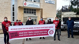 “ASGARİ ÜCRET 3 BİN 800 OLMALI”