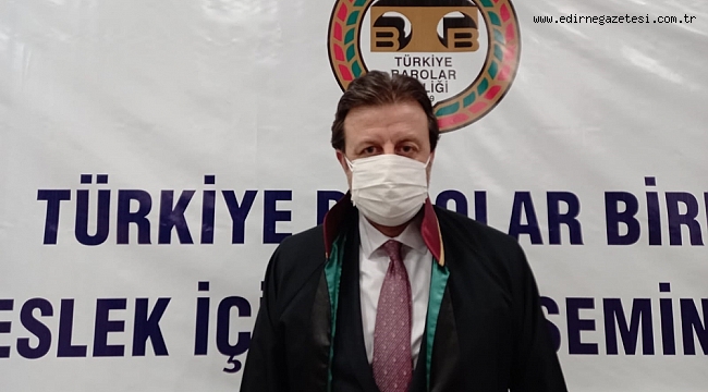 BARO BAŞKANI PINAR, BARO SEÇİMLERİ HAKKINDA KONUŞTU