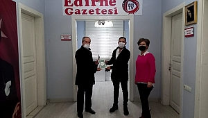 GAZETEMİZE ANLAMLI GÜN ZİYARET