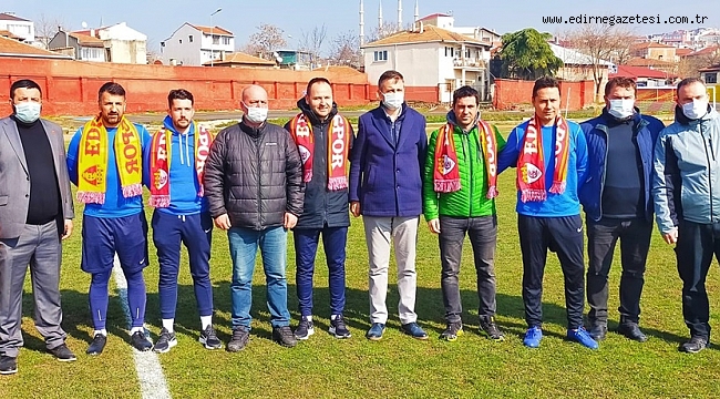 EDİRNESPOR'U ÇOK DAHA YUKARILARA TAŞIMAK İÇİN ÇALIŞMAYA DEVAM EDECEĞİZ