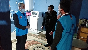 SIĞINMACILARA ZEKAT BAĞIŞLARI ULAŞTIRILDI