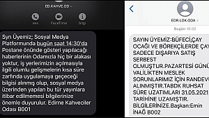 AKŞAMDAN SABAHA ÜYELERE JET MESAJ