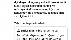 BİLAR’A TEBRİK YAĞMURU