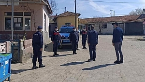 BİR KÖY KARANTİNAYA ALINDI 