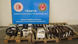 KAÇAK EŞYALAR ELE GEÇİRİLDİ