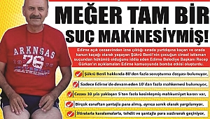 MEĞER TAM BİR SUÇ MAKİNESİYMİŞ