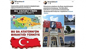 EDİRNE'NİN SOKAKLARI ATATÜRK POSTERLERİYLE DONATILDI