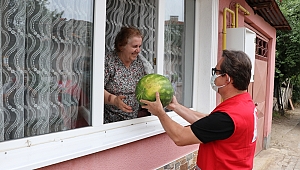 KIZILAY KARPUZ DAĞITTI