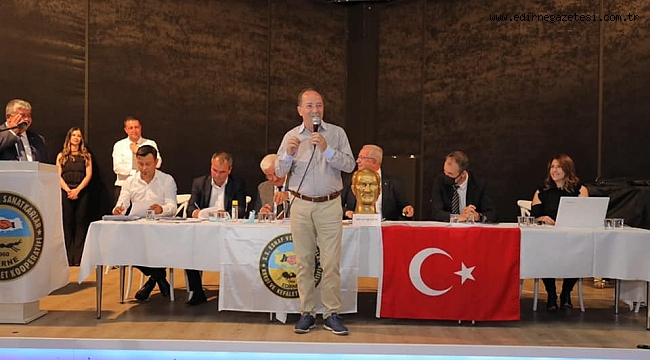 GÜRKAN GENEL KURULDA KONUŞTU, “EDİRNE ESNAFI İÇİN TURİST ÖNEMLİ”