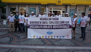 KESK, EDİRNE’DEN ANKARA’YA YÜRÜYOR