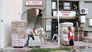 KIZILAY’DAN YANGIN BÖLGESİNE YARDIM