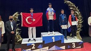 EDİRNE’NİN GURURU OLDU, BAYRAĞIMIZI AVRUPA'DA DALGALANDIRDI
