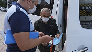 OKUL SERVİSLERİ DENETLENDİ