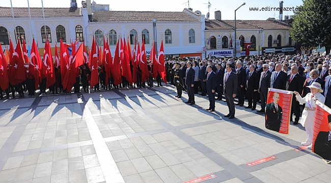 29 EKİM CUMHURİYET BAYRAMI KUTLANDI