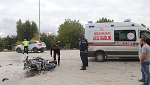 KAZA YERİNE GİDEN POLİS KAZA YAPTI