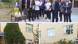 ÖĞRENCİDEN ÖĞRENCİYE LİMONATA İKRAMI 