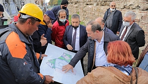 SELİMİYE MEYDANI'NDA TARİHİ KALINTILAR ORTAYA ÇIKTI