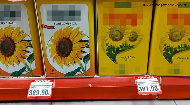 AYÇİÇEK YAĞI ZAM REKORU KIRIYOR