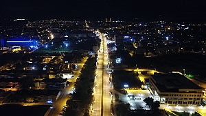AYDINLATMALAR GÜZEL BİR GÖRÜNTÜ OLDU