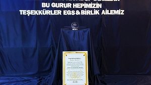 EGS, DÜNYADA EN KALİTELİ ÜRETİM YAPAN İŞLETME SEÇİLDİ