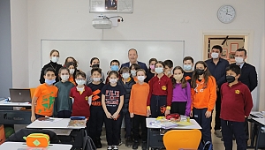 BAŞKAN’DAN ÖĞRENCİLERE SÜRPRİZ ZİYARET