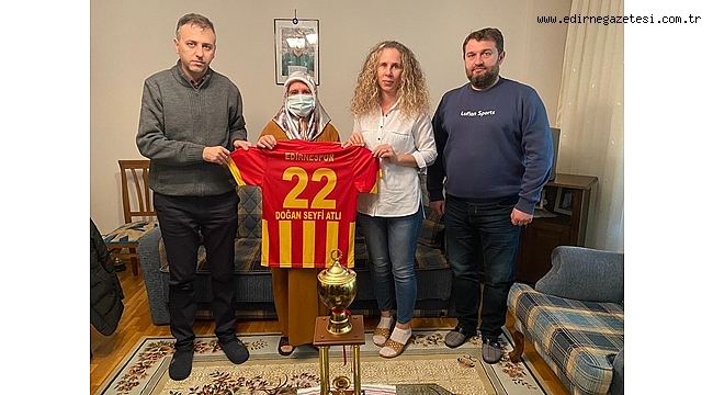 EDİRNESPOR’DAN GENÇ GOLCÜNÜN AİLESİNE AHDE VEFA