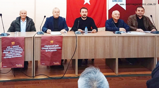 MESLEK SORUNLARINA ÇÖZÜM İSTEDİLER