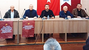MESLEK SORUNLARINA ÇÖZÜM İSTEDİLER