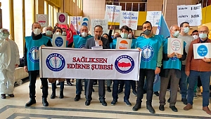 SAĞLIK-SEN'DEN 2 GÜN İŞ BIRAKMA EYLEMİ 