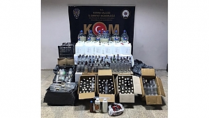 EDİRNE’DE SAHTE İÇKİ OPERASYONU