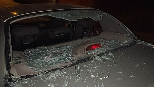 EDİRNE'DE OTOMOBİL VE EVLERE ZARAR VEREN ŞÜPHELİ GÖZALTINA ALINDI
