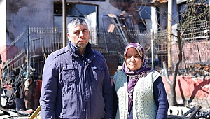 TEDAVİ PARASI VE EVİ KÜLE DÖNDÜ