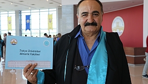 65 YAŞINDA MEZUN OLDU