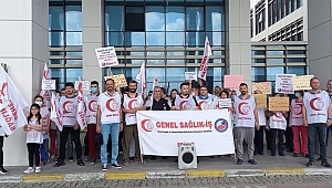 SAĞLIKÇILARDAN İŞ BIRAKMA EYLEMİ