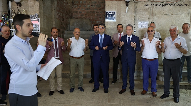 VALİ KIRBIYIK, TARİHİ SELİMİYE ARASTASI ESNAFININ ÇARŞIDAKİ BEREKET DUASINA KATILDI
