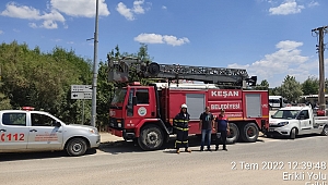 ERİKLİ’DEKİ İTFAİYE, MÜCAVİR ALANLARDA.7/24 HAZIR OLACAK ŞEKİLDE KONUŞLANDIRILDI 