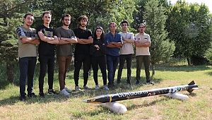 T.Ü ÜNİVERSİTE ÖĞRENCİLERİNİN GELİŞTİRDİĞİ ROKET TEKNOFEST'TE YARIŞACAK