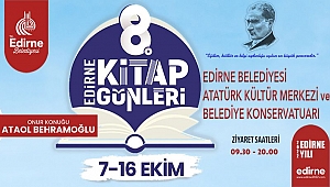 EDİRNE 8. KİTAP GÜNLERİ BAŞLIYOR