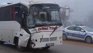 KAZADA 20 KİŞİ YARALANDI
