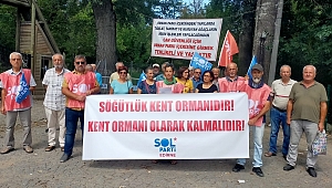 SÖĞÜTLÜĞÜN “MİLLET BAHÇESİ” YAPILMASINA TEPKİ