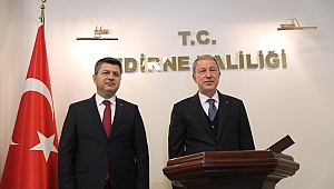 BAKAN HULUSİ AKAR, VALİ KIRBIYIK’I ZİYARET ETTİ