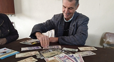 40 YILDAN BU YANA ESKİ PARALARI BİRİKTİRİYOR