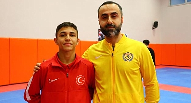 BALKAN ŞAMPİYONU MİLLİ TEKVANDOCU AHMET YILMAZ'IN HEDEFİNDE YENİ ŞAMPİYONLUKLAR VAR