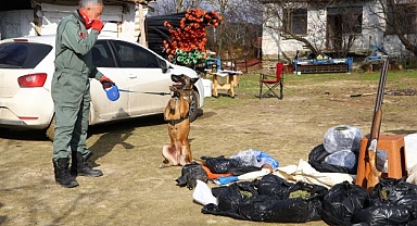 ÇİFTLİK EVİNDE 31,5 KİLOGRAM ESRAR ELE GEÇİRİLDİ