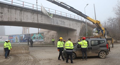 TARİHİ TUNCA KÖPRÜSÜ HIZLI TREN ÇALIŞMALARI NEDENİYLE 3 GÜN TRAFİĞE KAPATILDI