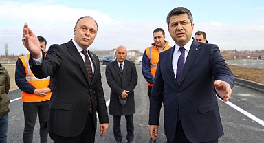 VALİ KIRBIYIK, PAZARKULE SINIR KAPISI'NIN YAPIMI SÜREN BAĞLANTI YOLUNDA İNCELEMELERDE BULUNDU