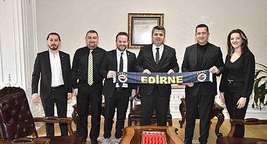 EDİRNE FENERBAHÇELİLER DERNEĞİNDEN VALİ KIRBIYIK’A ZİYARET